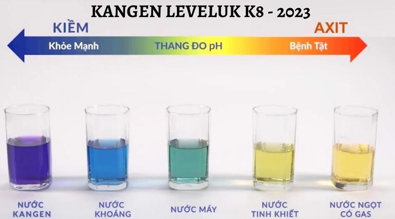Máy điện giải ion kiềm Kangen LeveLuk K8 - Chính hãng 2023 tốt cho sức khỏe